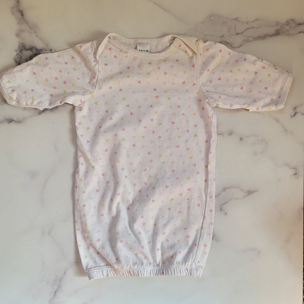 Circo Newborn mini heart full gown night dress
